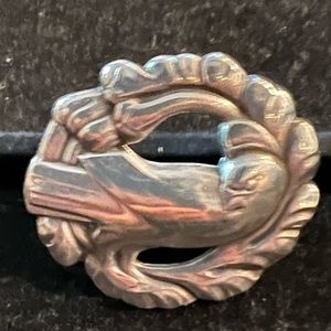 George Jensen Modernest sterling bird pin